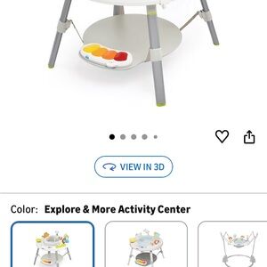 Skip Hop Explore & More Activity Center - Gray and Yellow